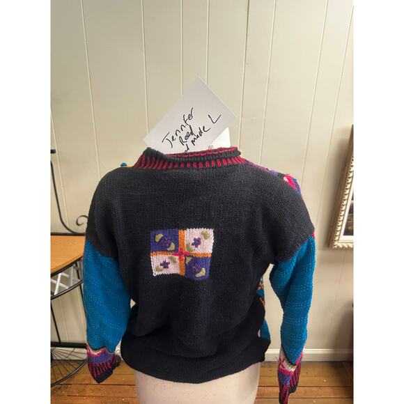 Jennifer Reed Hand Knitted Sweater women’s Large - Picture 2 of 4